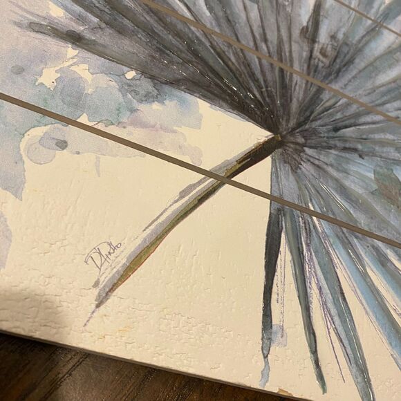 Wendy Bellisimo Home Petticoat Palm Frond Tropical Wooden Home Decor Wall Art - Picture 3 of 8